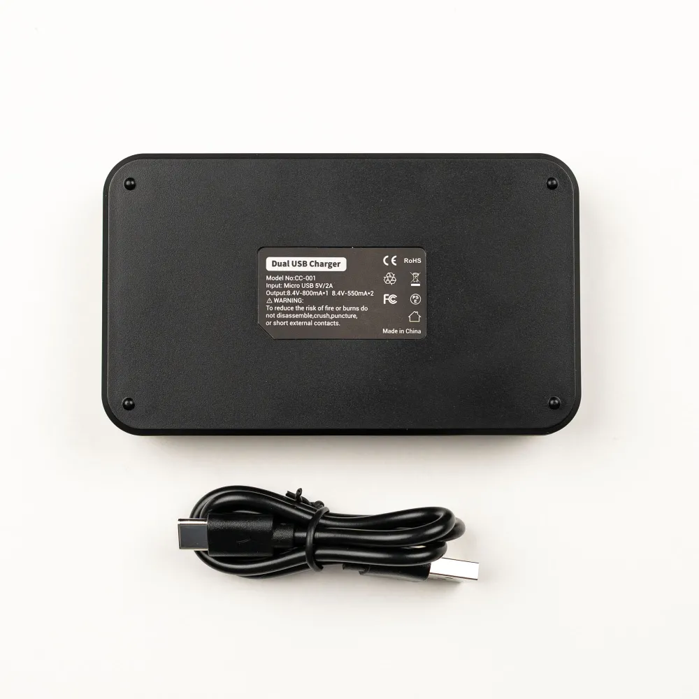 USB зарядний пристрій на 2 акумулятори F550 F750 F960 USB зарядний пристрій на 2 акумулятори F550 F750 F960