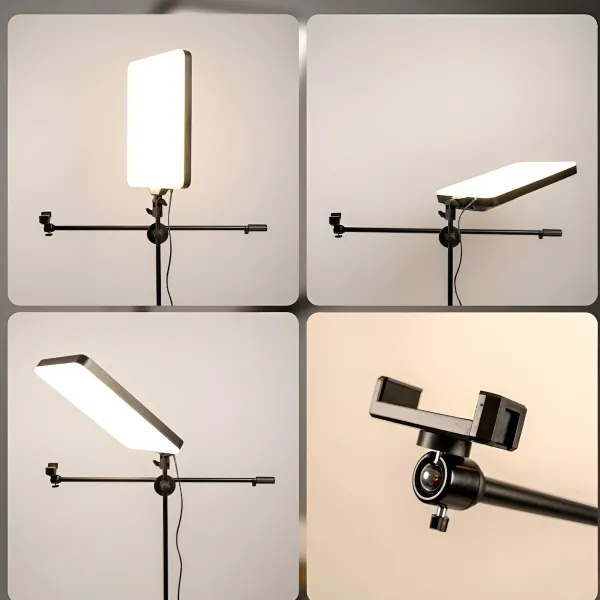 Комплект для nail-майстра: штатив-журавель 190 см з великою LED-панеллю RL-24 95W Комплект для nail-майстра: штатив-журавель 190 см з великою LED-панеллю RL-24 95W