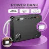 Повербанк 50000 mAh HOCO с быстрой зарядкой 22.5W, фонариком  + USB светодиодная LED-лампа 10х15 см в подарок