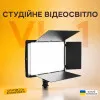Професійне постійне відеосвітло LUX100 VL-1 20х11 см з направленням освітлення + штатив 2.1м