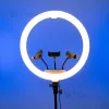 Кільцева LED лампа діаметром 45см з сумкою для зберігання на штативі на 2.1м