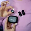 Бездротовий петличний мікрофон подвійний Boya Mini-14 Type-C професійна петличка для телефону - Чорний