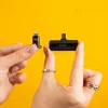 Микрофон петлички Hoco оригинал двойной Type-C Lightning – профессиональный микрофон для смартфона, видео и стримов