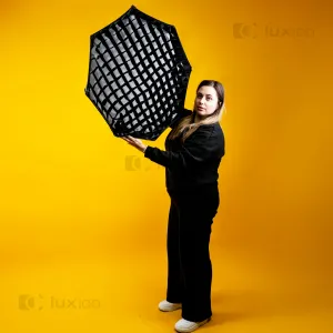 Софтбокс с сотами 75 см октагональный (восьмиугольный) для фотосъемки