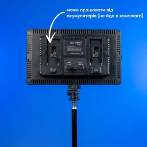 Цветной свет для видео RGB с направлением освещения 29х17 см + штатив 2.1 м, картинка 1