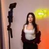 Монопод трипод с датчиком отслеживания на 360 и портативный видеосвет RGB