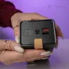 Повербанк WUW 40000 mAh для телефона с LED-фонарем + светодиодная USB LED-лампа 10х15 см в подарок