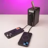 Повербанк PowerWay 120000 mAh з швидкою зарядкою 22,5W PD + 2 USB-дроти для вай фай роутера 9V/12V в подарунок