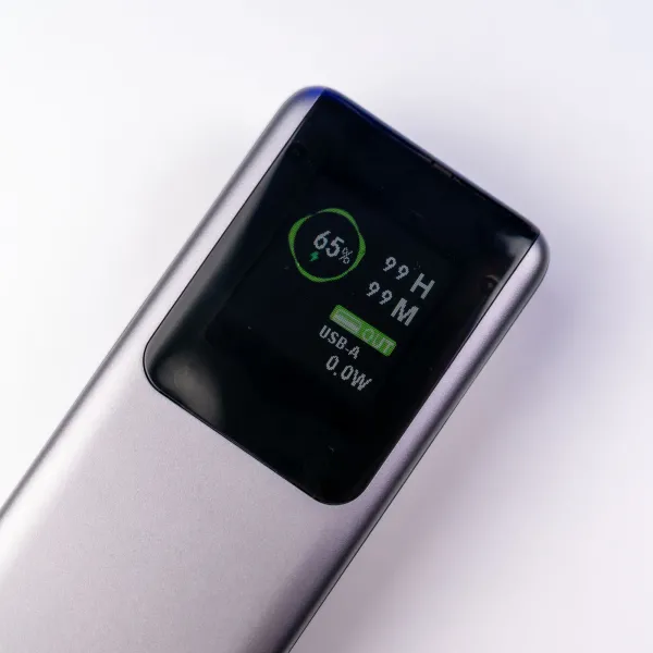 Повербанк для ноутбука Ven-Dens 20000 mAh 100W с быстрой зарядкой и информативным дисплеем