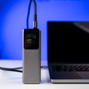 Повербанк для ноутбука Ven-Dens 20000 mAh 100W с быстрой зарядкой и информативным дисплеем, картинка 1
