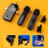 Професійний бездротовий петличний мікрофон Hoco оригінал L20 Type-C/Lightning/3.5mm