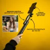 Комплект для автоблогу: штатив для телефону LUX100 RT-8 та мікрофон-петличка HOCO оригінал Type-C + Lightning