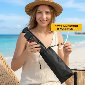 Штатив для путешествий: HOCO (оригинал) с датчиком движения 180 см и Bluetooth-пультом, картинка 2