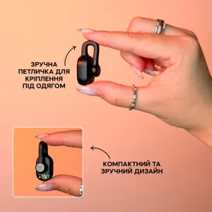 Подвійний бездротовий петличний мікрофон HOCO з ENC-шумозаглушенням Type-C, картинка 1