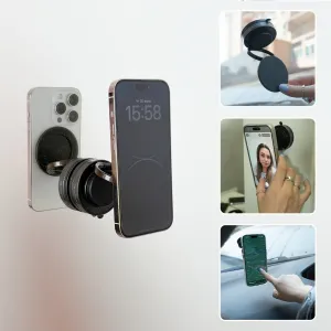 Магнітний тримач для телефону на вакуумній присосці MagSafe, картинка 1