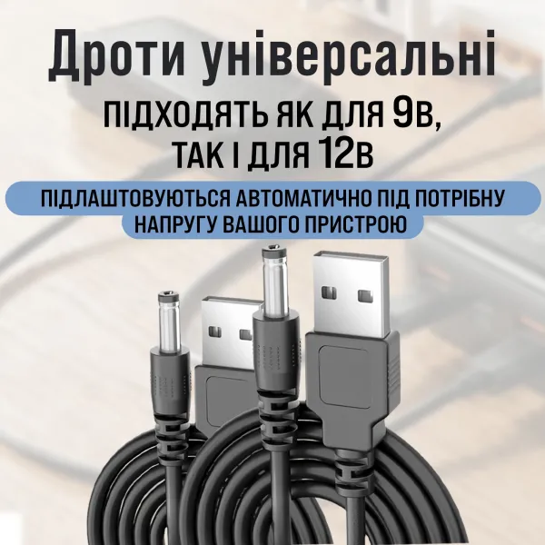 Повербанк 50000 mAh HOCO 22.5W с фонариком + кабели для роутера и GPON 9V/12V в подарок