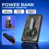 Повербанк Konfulon 10000 mAh с беспроводной зарядкой MagSafe, LED-дисплеем и подставкой