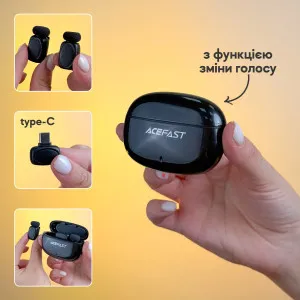 Двойной микрофон для телефона ACEFAST Type-C с функцией изменения голоса и шумоподавлением