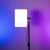 Постійне прямокутне світлодіодне LED відеосвітло 23х16 см зі штативом 2.1 м