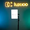 Студійне кольорове відеосвітло RGB LUX100 VL-4 23х16 см зі штативом 2.1 м