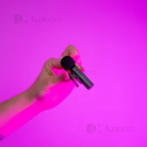 Профессиональный беспроводной петличный микрофон Boya BY-V1 Lightning монопод 170см, картинка 1