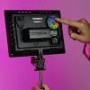 Постоянный видеосвет цветной Yongnuo YN300Air RGB с жёстким светом. Накамерный свет