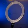 Кольцевая лампа 36 см 3D RGB с цветными и белыми режимами и со штативом на 2,1 м