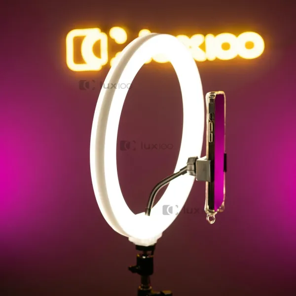 Удобная кольцевая лампа 33 см 3D RGB со штативом на 2,1 м лампа