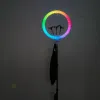 Двусторонняя кольцевая лампа 3D RGB 45 см со штативом на 2,1 м