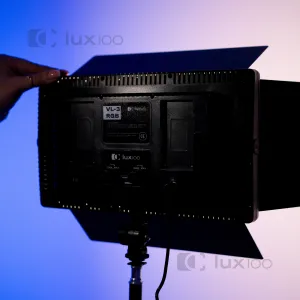 Профессиональный постоянный видеосвет LUX100 VL-3 RGB с направлением освещения 29х17 см + штатив 2.1м, картинка 2