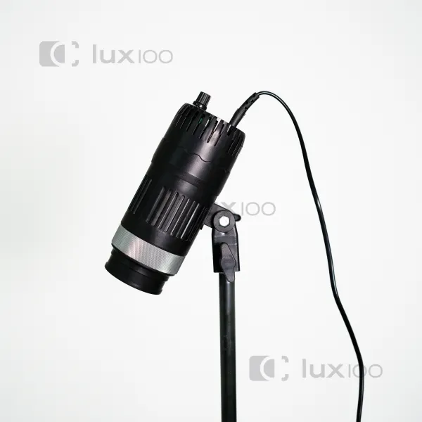 Профессиональный светодиодный прожектор LUX100 VL-6 с эффектом круга + штатив 2.1м