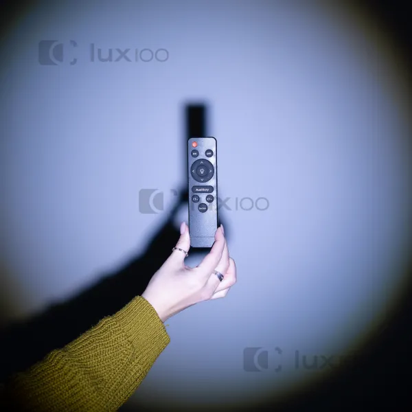 Профессиональный светодиодный прожектор LUX100 VL-6 с эффектом круга + штатив 2.1м