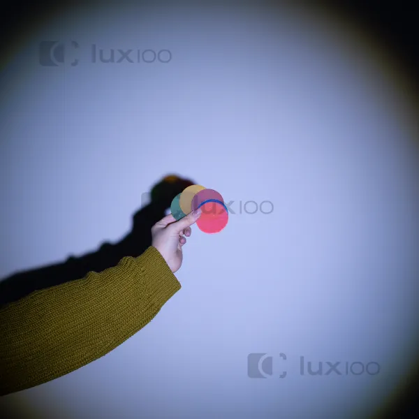 Профессиональный светодиодный прожектор LUX100 VL-6 с эффектом круга + штатив 2.1м