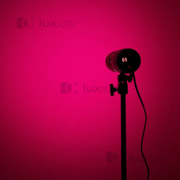Профессиональный светодиодный прожектор LUX100 VL-6 с эффектом круга + штатив 2.1м
