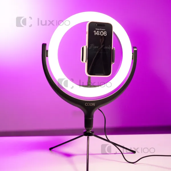 Подарочный набор для блогера 7 в 1 кольцевая LED лампа 26 см 