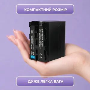 Аккумулятор для видеосвета 6600 mAh съёмный для видеосвета, кольцевых ламп, картинка 2