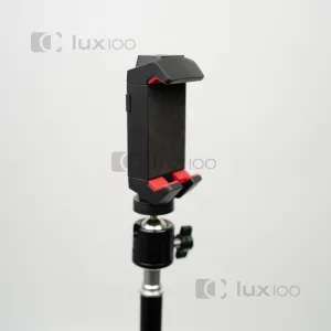 Держатель-зажим LUX100 с самым широким растяжением для телефона и планшета на штатив монопод, картинка 2