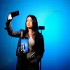 Компактне портативне відеосвітло RGB з 20 режимами для фото та відеозйомки зі штативом