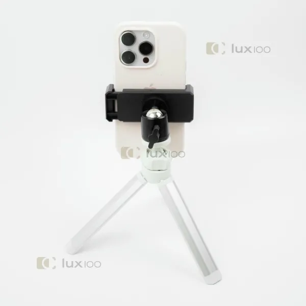 Міні штатив-трипод для телефона, камери, кільцевої лампи. Білий