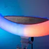 Двустороння потужна кільцева 3D лампа 56 см RGB 70 Вт зі штативом 2.1 м