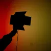 Профессиональный видеосвет LUX100 VL-1 RGB 20х11 см с направлением освещения + штатив 2.1м 