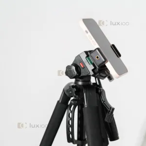 Профессиональный штатив высотой 170 см для телефона и фотоаппарата с держателем в комплекте, картинка 2