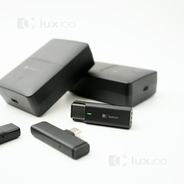 Профессиональный беспроводной микрофон LUX100 WM1-T-C Type-c с кейсом