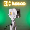 Професійний світлодіодний прожектор LED YNLUX100 100W color 3200-5600K у білому кольорі на посиленому штативі