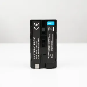 Акумулятор для відеосвітла 4400 mAh знімний для відеосвітла, кільцевих ламп, картинка 1