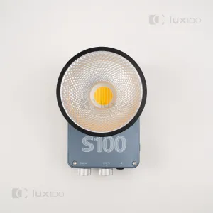 Компактный прожектор видеосвет с мощностью 100w + силиконовый рассеиватель  на штативе 2.1м, картинка 2