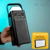 Повербанк XO 50000 mAh 22,5W PD20 з висувним LED-ліхтарем + світлодіодна USB LED-лампа 10х15 см USB у подарунок