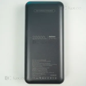 Повербанк Remax 20000 mAh 20W + 22,5W с быстрой зарядкой + светодиодная USB LED-лампа 10х15 см в подарок, картинка 2
