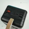 Повербанк 60000 mAh 22,5W з вбудованими кабелями + 2 USB-проводи для Wi-Fi роутера 9V/12V в подарунок