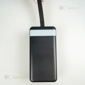 Повербанк XO 60000 mAh с быстрой зарядкой PD20W + светодиодная USB LED-лампа 10х15 см в подарок, картинка 2